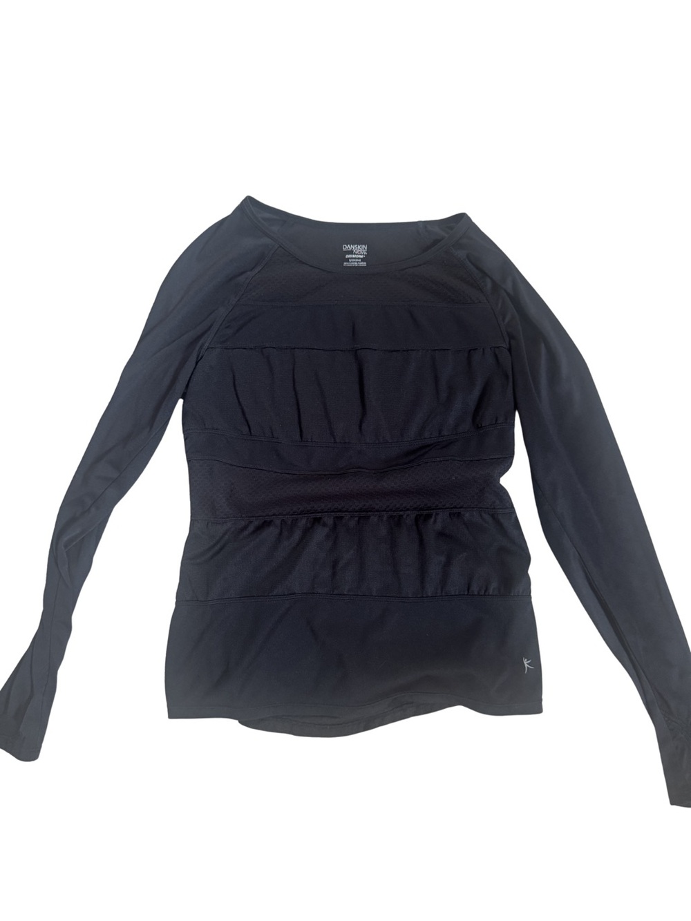 Danskin Black Long-Sleeve Performance Layer